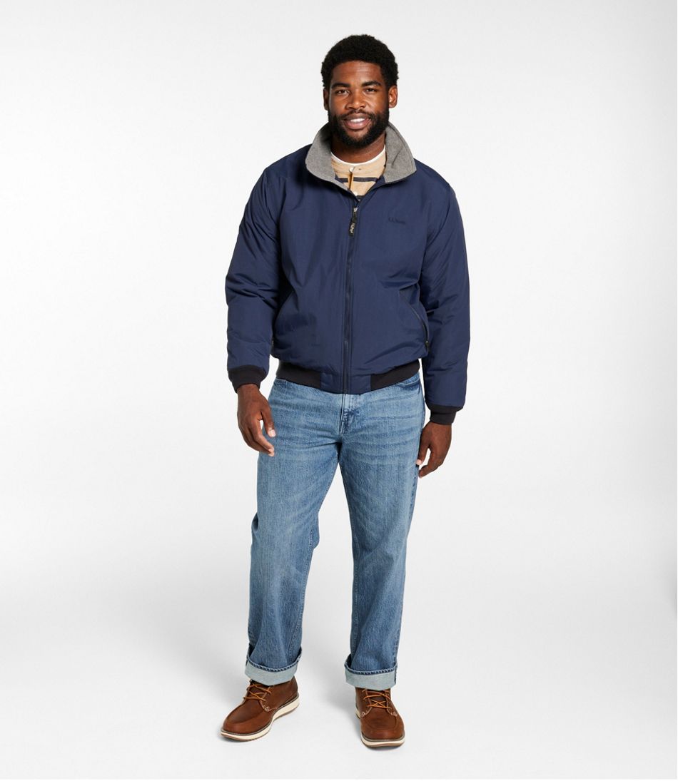 Men's Warm-Up Jacket, Fleece Lined L.L.Bean Essential