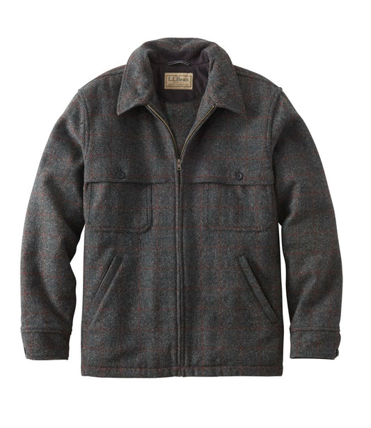 Men's Maine Guide Zip-Front Jac-Shirt, Plaid L.L.Bean Essential