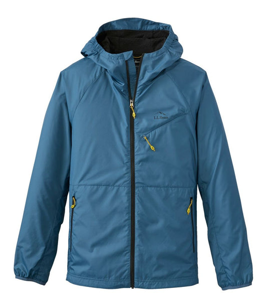 Men's Bean's Performance Fleece-Lined Windbreaker Jacket L.L.Bean Premium