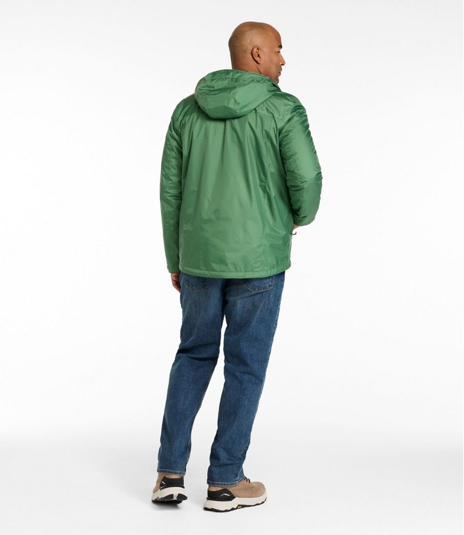 Men's Trail Model Rain Jacket, Fleece-Lined L.L.Bean Essential