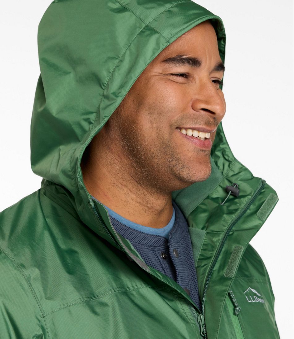 Men's Trail Model Rain Jacket, Fleece-Lined L.L.Bean Essential