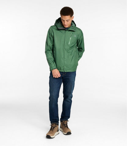 Men's Trail Model Rain Jacket, Fleece-Lined L.L.Bean Essential