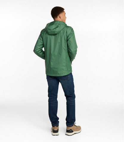 Men's Trail Model Rain Jacket, Fleece-Lined L.L.Bean Essential