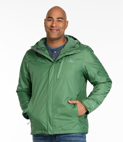 Men's Trail Model Rain Jacket, Fleece-Lined L.L.Bean Essential