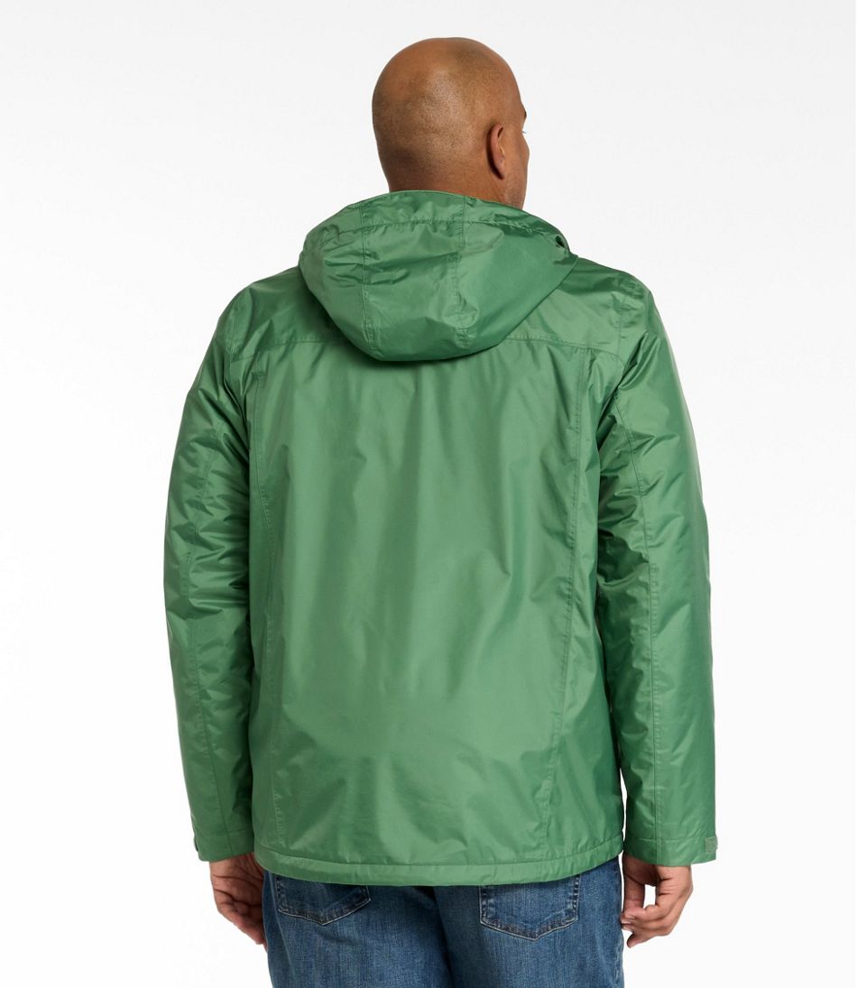 Men's Trail Model Rain Jacket, Fleece-Lined L.L.Bean Essential