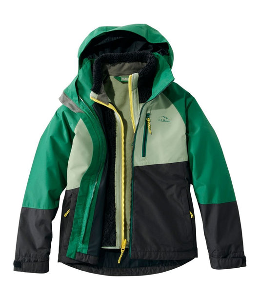 Kids' Fleece-Lined 3-in-1 Jacket L.L.Bean Value