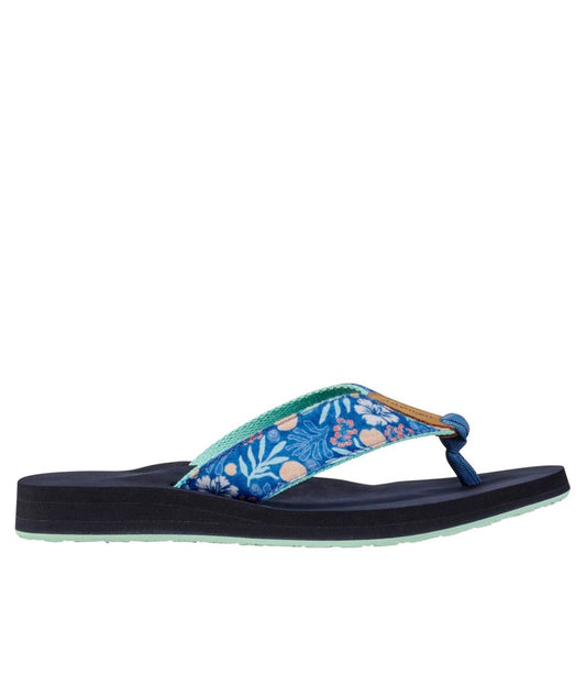 Women's Maine Isle Flip-Flops, Woven Print L.L.Bean Premium