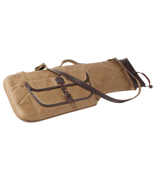 Double L Waxed-Cotton Breakdown Shotgun Case, 28" L.L.Bean New