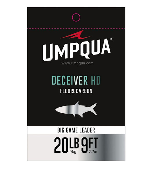 Umpqua Deceiver HD Big Game Fluorocarbon Leader, 9' L.L.Bean Premium