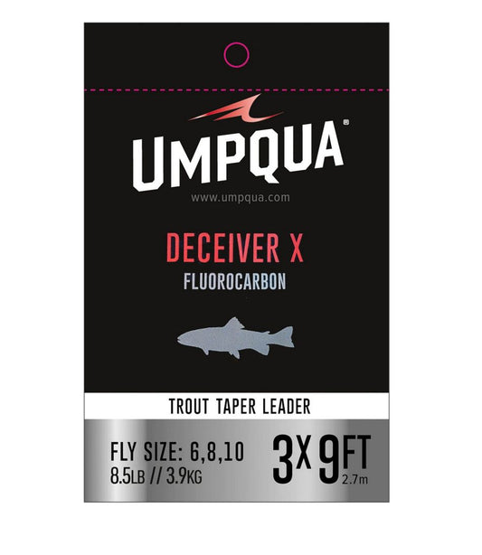 Umpqua Deceiver X Fluorocarbon Leaders, 9' L.L.Bean Premium