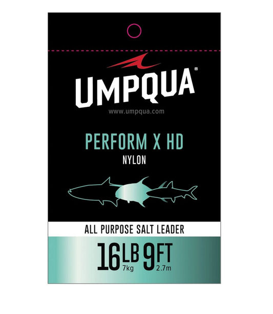 Umpqua Perform X HD All-Purpose Saltwater Leader, 9' L.L.Bean New