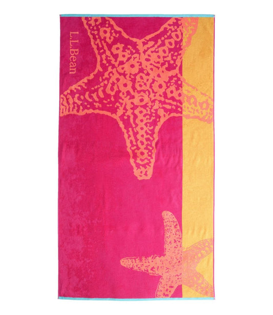 Seaside Beach Towel, Starfish L.L.Bean Value