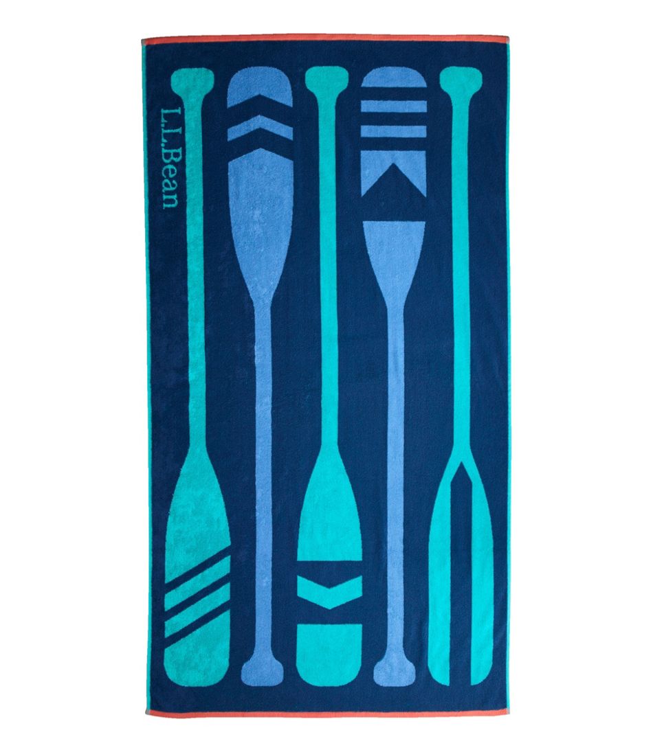 Seaside Beach Towel, Paddles L.L.Bean Featured