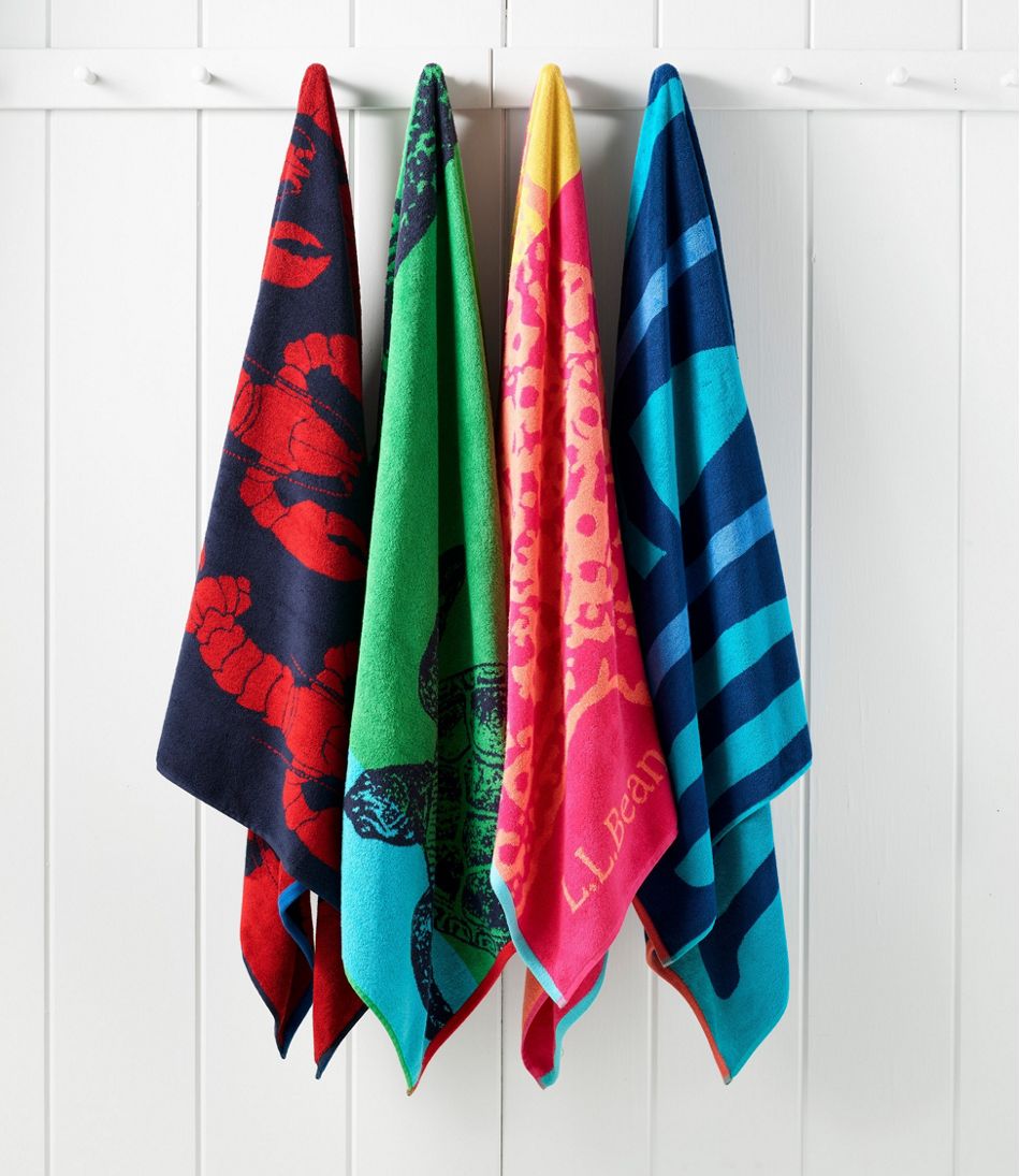 Seaside Beach Towel, Paddles L.L.Bean Featured