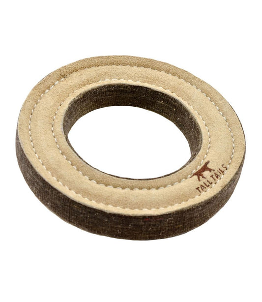 Natural Leather & Wool Ring Dog Toy L.L.Bean Recommended