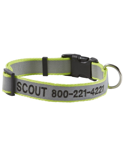Personalized Pet Collar, Reflective L.L.Bean Trending