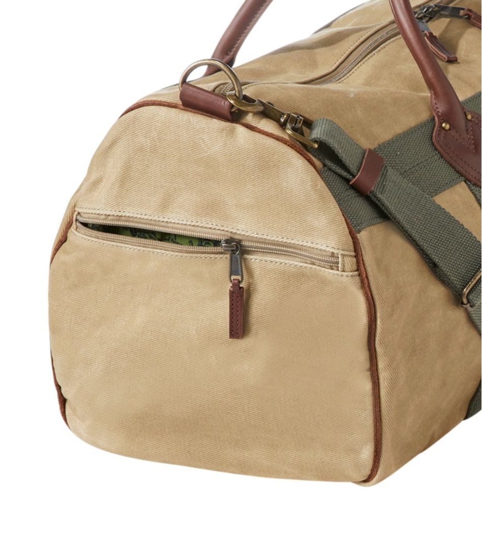 Waxed Canvas Duffle, Medium L.L.Bean Recommended