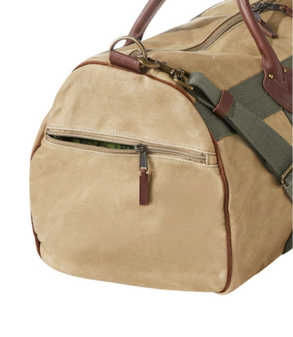 Waxed Canvas Duffle, Medium L.L.Bean Recommended