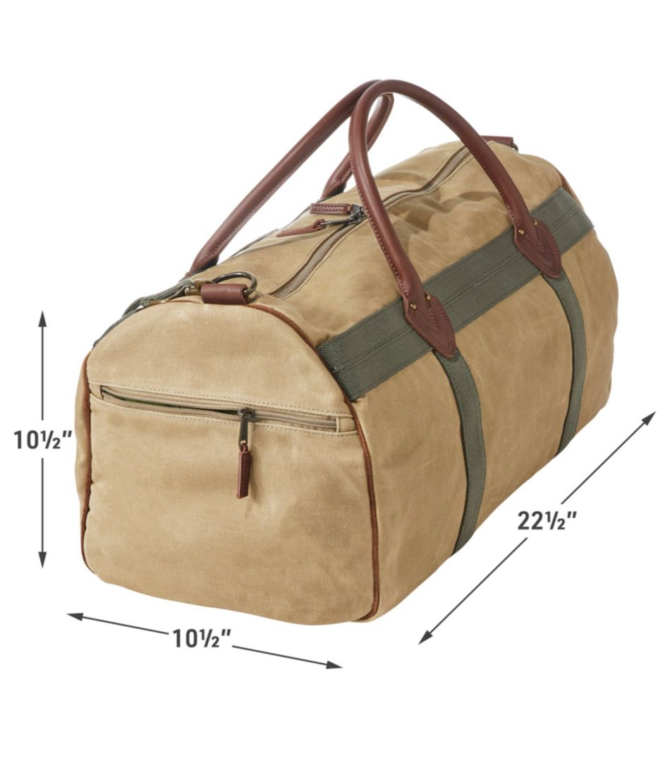 Waxed Canvas Duffle, Medium L.L.Bean Recommended