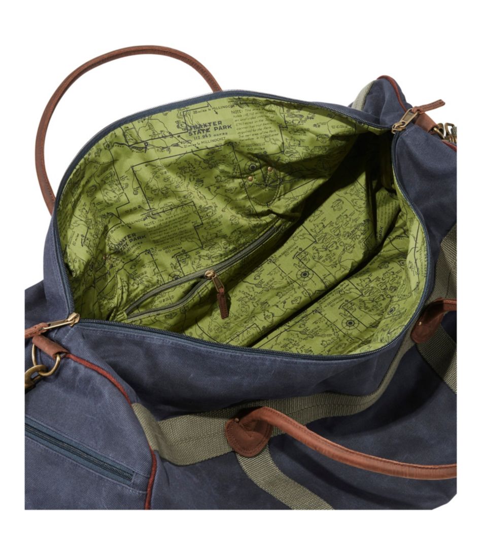 Waxed Canvas Duffle, Large L.L.Bean Value