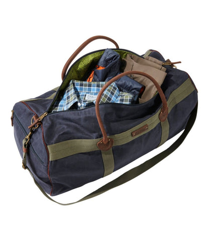 Waxed Canvas Duffle, Large L.L.Bean Value