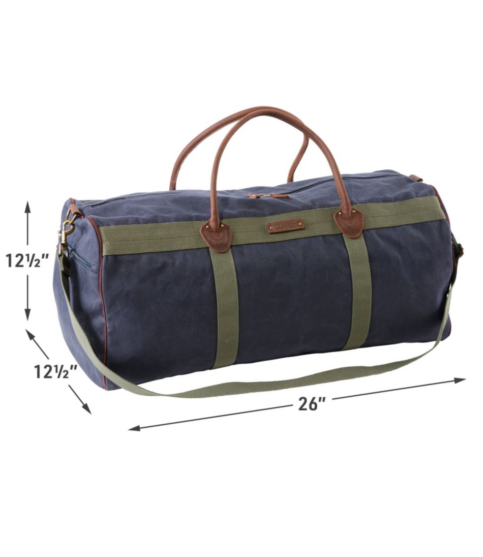 Waxed Canvas Duffle, Large L.L.Bean Value