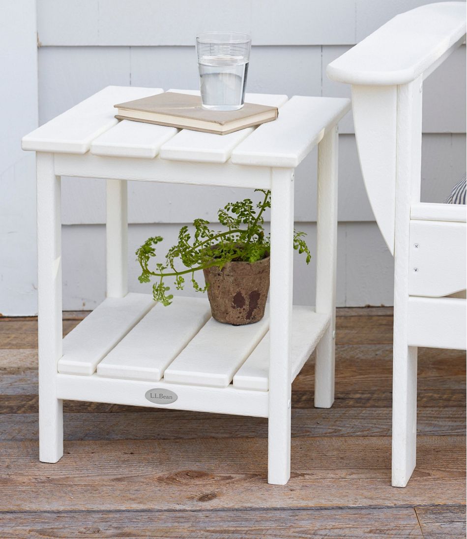 All-Weather Square Side Table L.L.Bean Premium