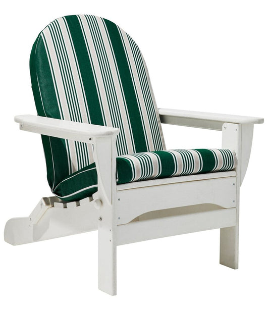 Casco Bay Adirondack Chair Seat and Back Cushion, Stripe L.L.Bean Recommended