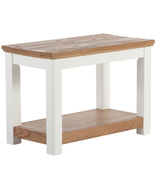 Painted Farmhouse Bench, Wood Top L.L.Bean Classic