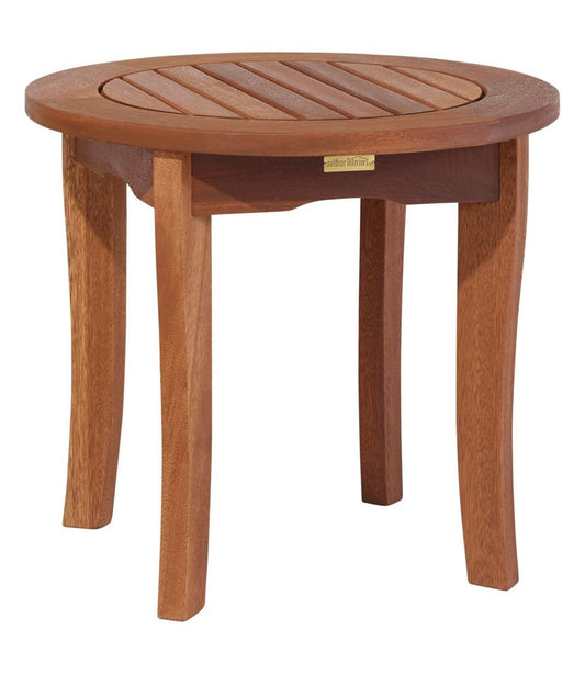 Eucalyptus Round Side Table L.L.Bean New