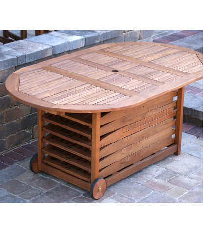 Eucalyptus Storage 7-Piece Dining Set L.L.Bean Recommended