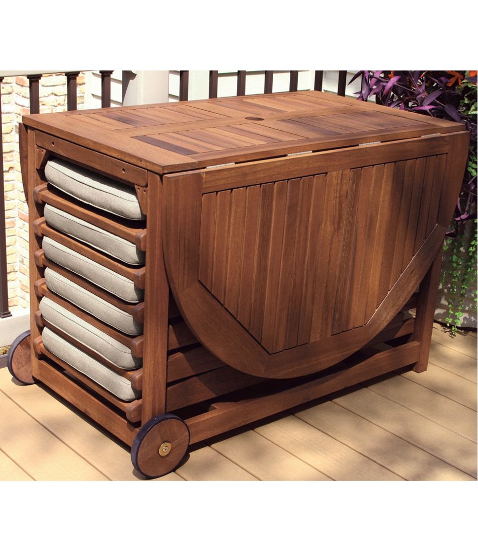 Eucalyptus Storage 7-Piece Dining Set L.L.Bean Recommended