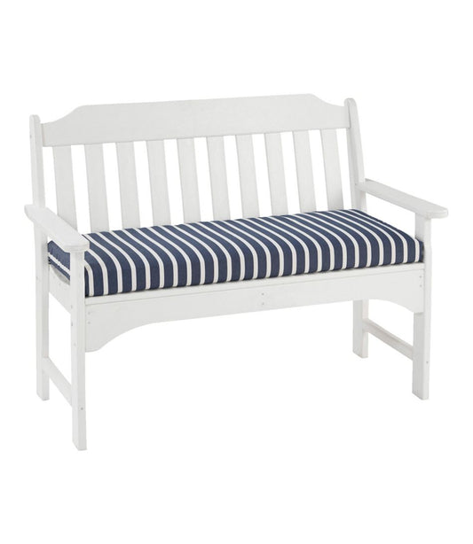 Casco Bay All-Weather Bench Cushion, Stripe L.L.Bean Essential
