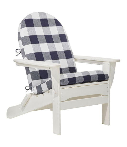 Adirondack Chair Seat and Back Cushion, Buffalo Plaid L.L.Bean Everyday