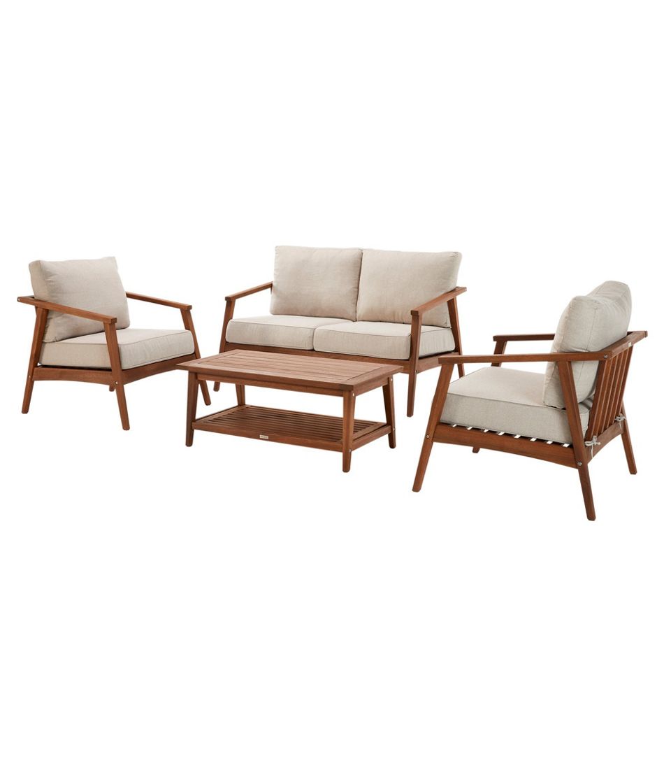 Eucalyptus 4-Piece Patio Set L.L.Bean Essential