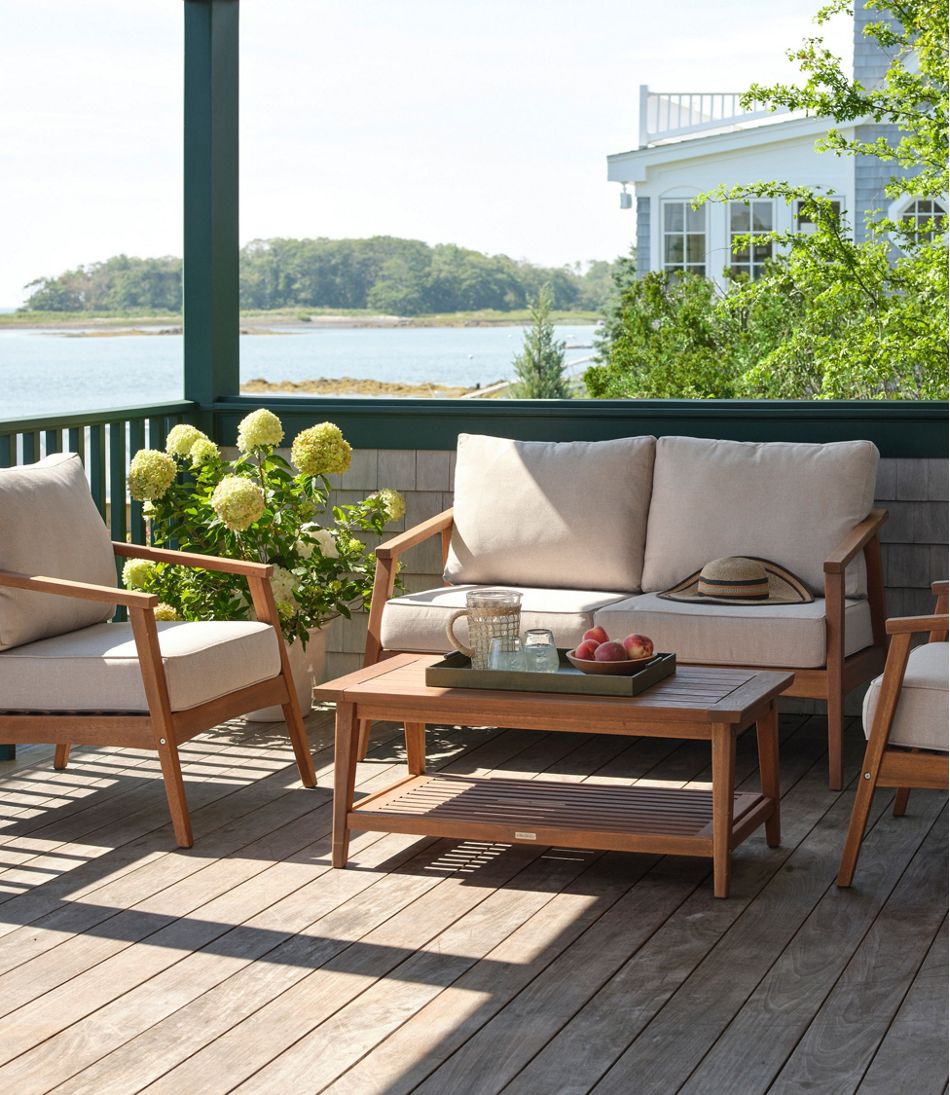 Eucalyptus 4-Piece Patio Set L.L.Bean Essential