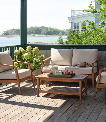 Eucalyptus 4-Piece Patio Set L.L.Bean Essential