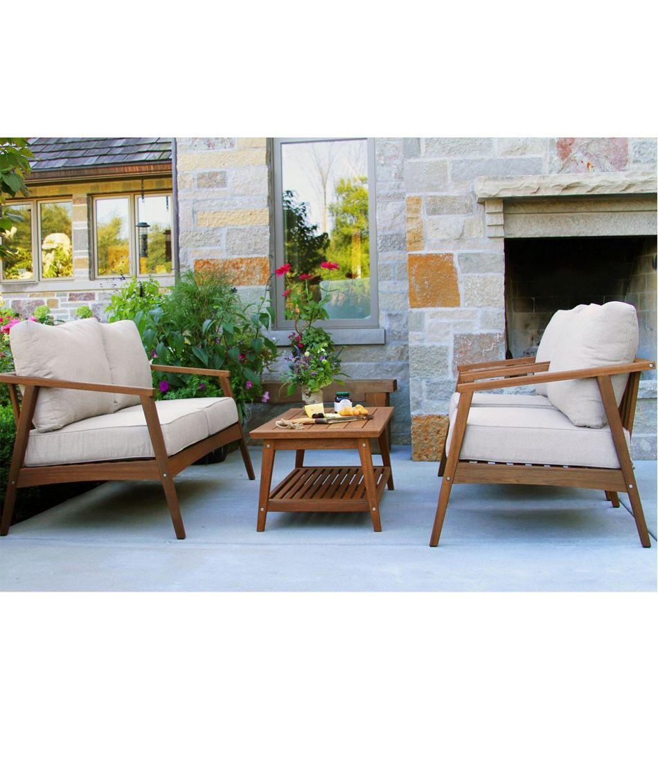 Eucalyptus 4-Piece Patio Set L.L.Bean Essential