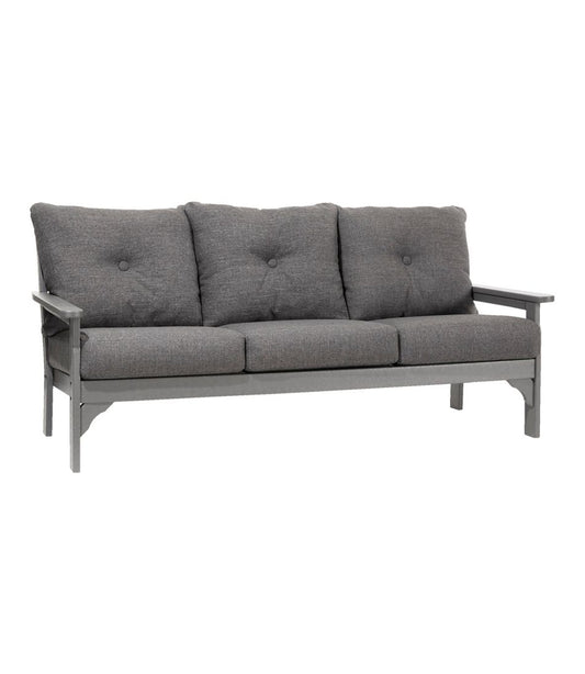 All-Weather Patio Sofa with Textured Cushion, Slate Gray L.L.Bean Value