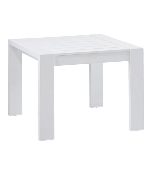 White Aluminum Deep Seating Side Table L.L.Bean Value