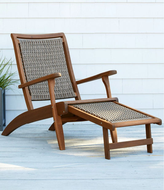 Wicker Eucalyptus Lounger L.L.Bean Recommended