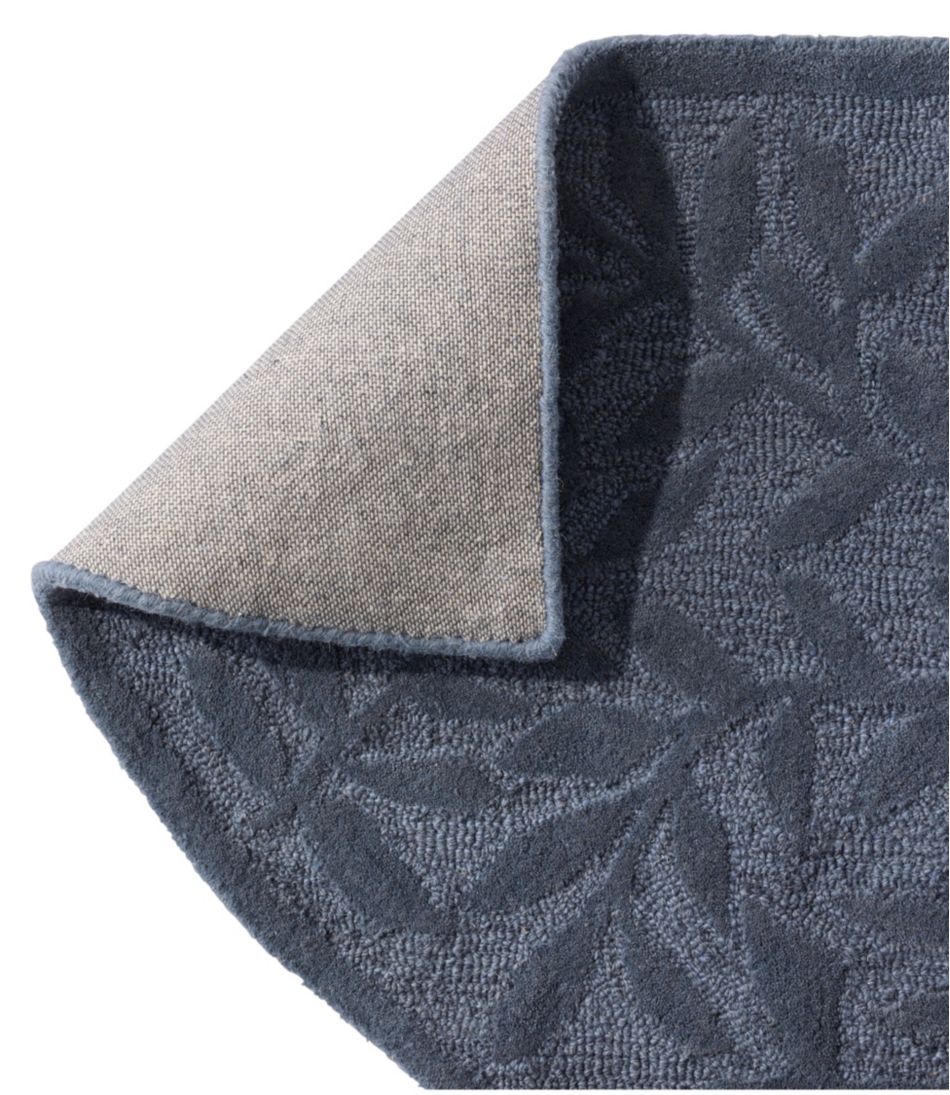 Wool Hearth Rug, Crescent, Leaf L.L.Bean Everyday