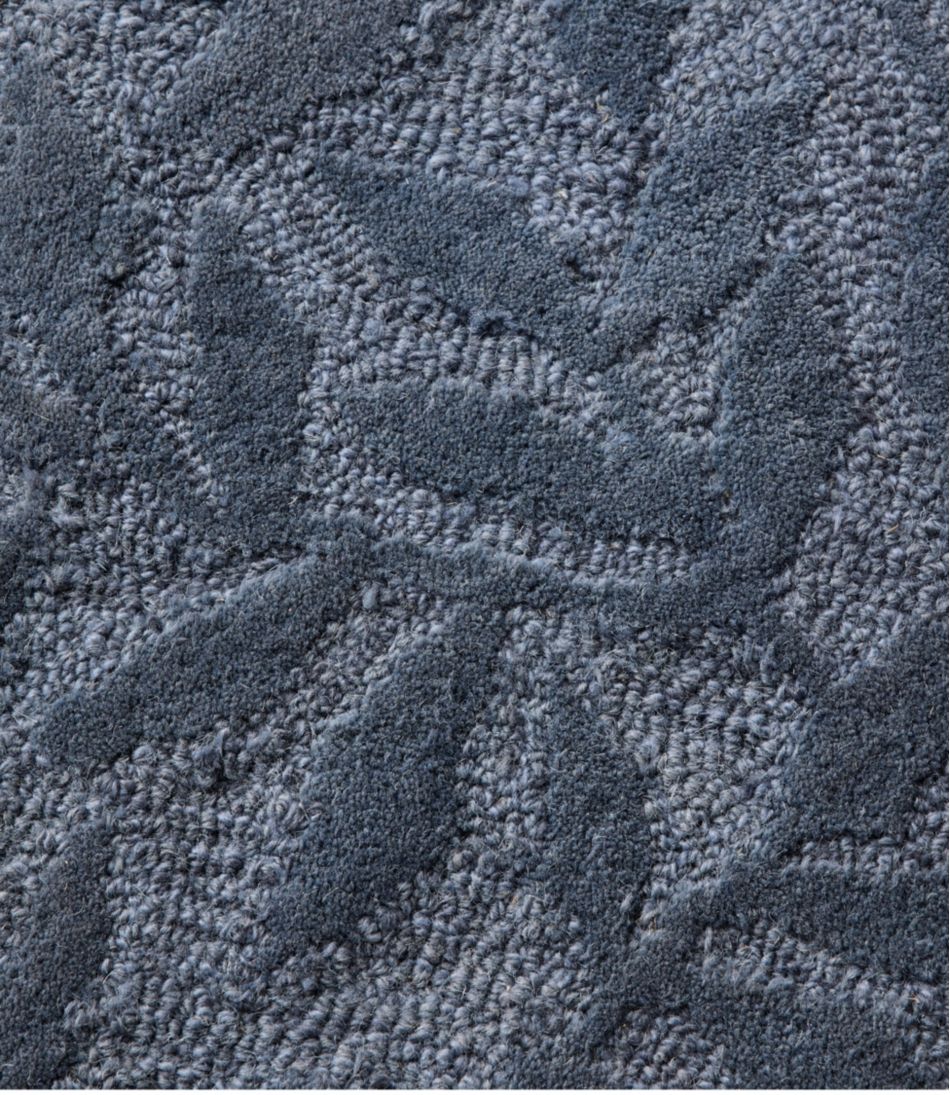 Wool Hearth Rug, Crescent, Leaf L.L.Bean Everyday