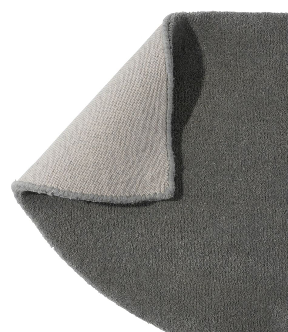 Wool Hearth Rug, Crescent L.L.Bean New