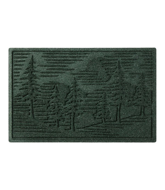 Everyspace Recycled Waterhog Doormat, Pine Trees L.L.Bean Classic