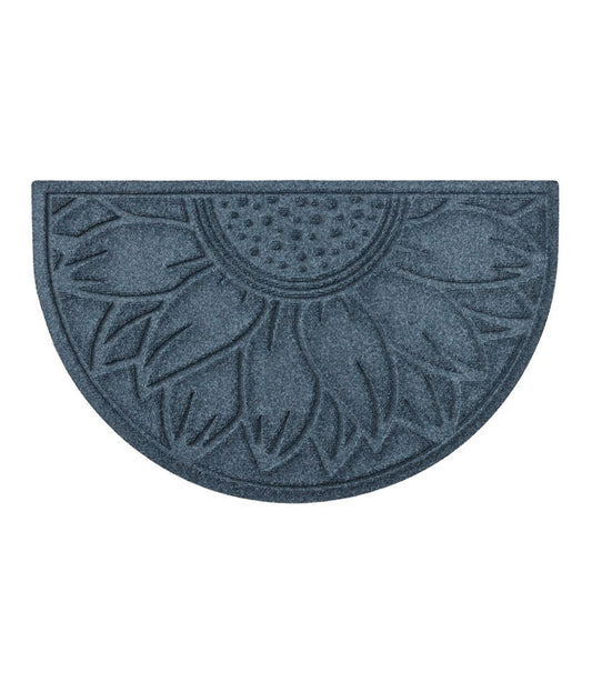 Everyspace Recycled Waterhog Doormat, Half Round, Sunflower L.L.Bean Value