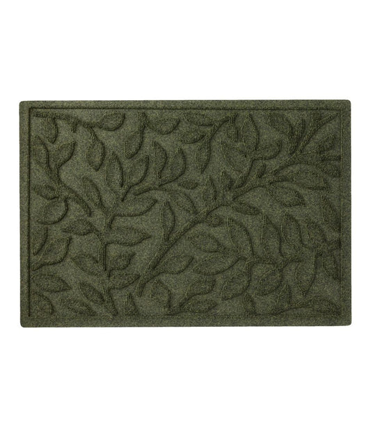 Heavyweight Recycled Waterhog Doormat, Woodland Leaf L.L.Bean Recommended