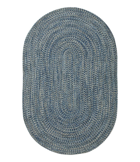 All-Weather Braided Rug, Concentric Pattern Oval L.L.Bean Classic