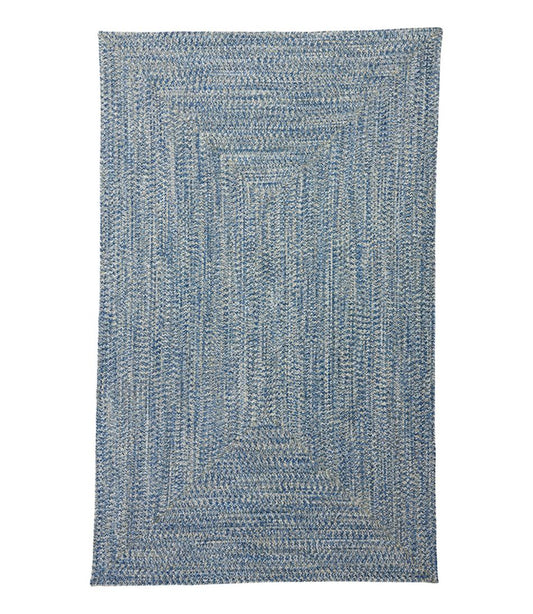 All-Weather Braided Rug, Concentric Pattern Rectangular L.L.Bean Value