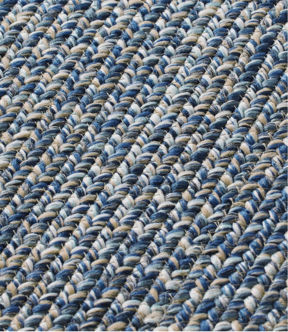 All-Weather Braided Rug, Concentric Pattern Rectangular L.L.Bean Value